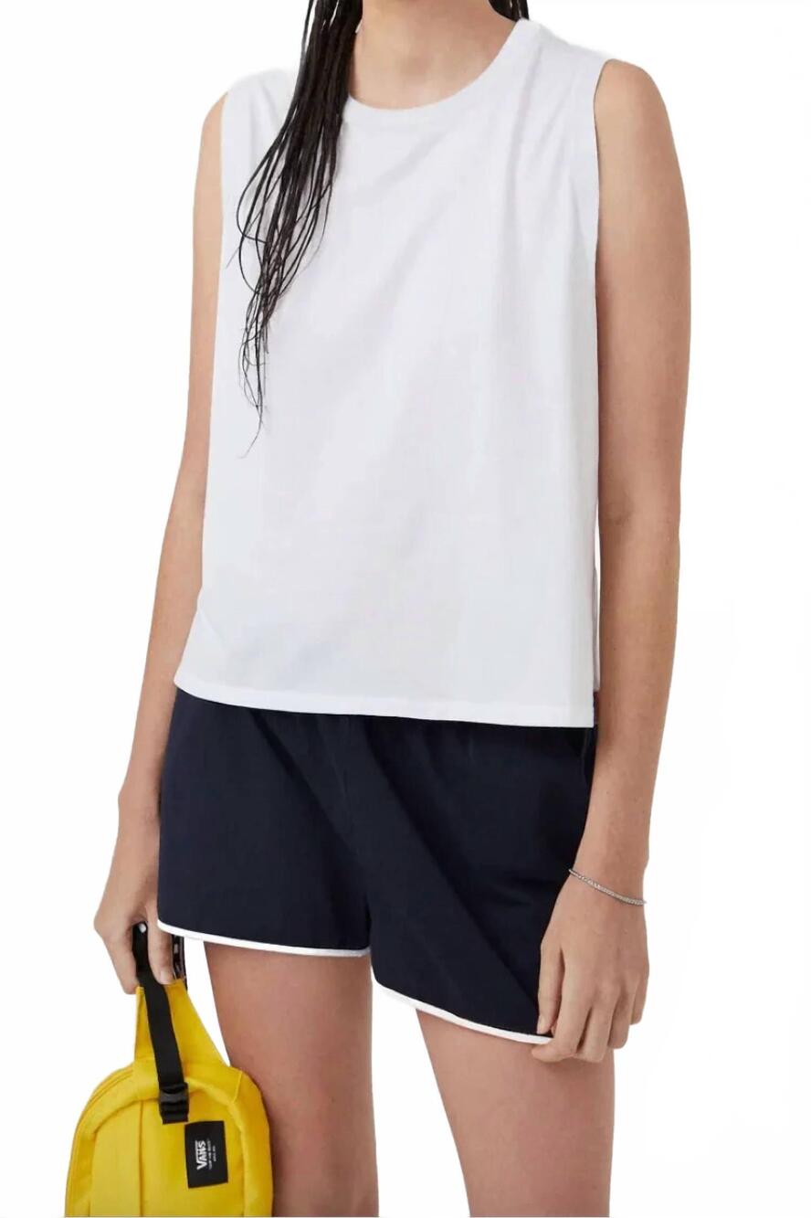NEW KULE contrast trim short in navy